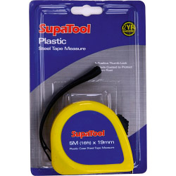 SupaTool Plastic Tape Measure - 5m x 19mm - STX-658037 