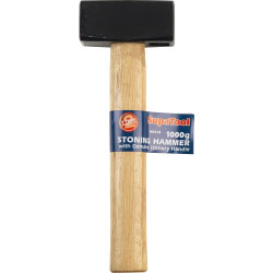 SupaTool Stoning Hammer With Wooden Shaft - 1000g - STX-658542 