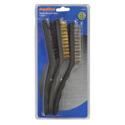 SupaTool 3 Piece Wire Brush Set - STX-662383 