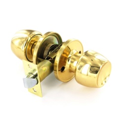 Securit Brass Passage Knob Set - 60mm/70mm - STX-665940 