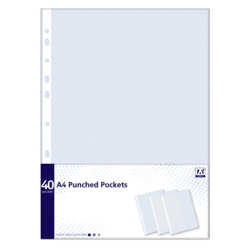 Anker A4 Punched Pockets - 40 Pack - STX-674091 