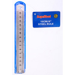 SupaTool Steel Rule - 6" (150mm) - STX-682343 