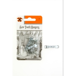 X Saw Tooth Hangers - Zinc Plated (Blister Pack) - STX-691378 
