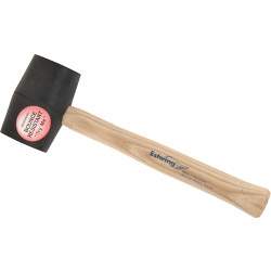 Estwing Deadhead White Rubber Mallet - Non-Mark Head - 18oz (504g) Length 141/2"/368mm - STX-692612 