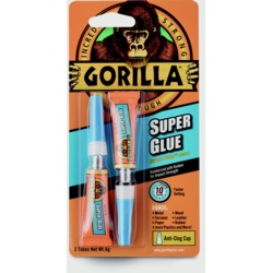 Gorilla Super Glue Tube - 2 x 3g - STX-697581 