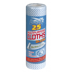 Duzzit Multi Purpose Cloths - Pack 25 On A Roll - STX-702388 