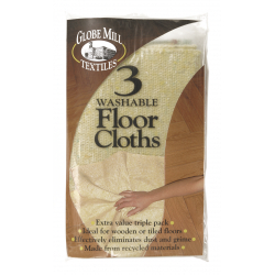 Globe Mill Textiles Washable Floor Cloths - 3 Pack - STX-702920 