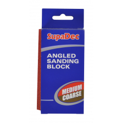 SupaDec Angled Sanding Block - Medium/coarse - STX-715563 