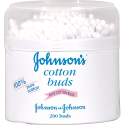 Johnson & Johnson Cotton Buds Drum - Pack 200 - STX-717574 