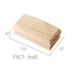 Cheshire Mouldings Flat Newel Cap - Half Pine - STX-724473 