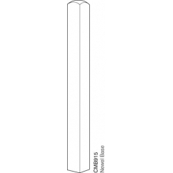 Cheshire Mouldings Newel Base Pine - 91 x 915 - STX-724756 