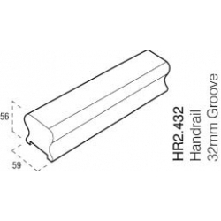 Cheshire Mouldings Handrail Pine - 32mm x 2.4m - STX-724989 