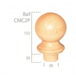 Cheshire Mouldings Pine Ball Cap - STX-725181 