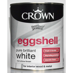 Crown Eggshell 2.5L - Pure Brilliant White - STX-727049 