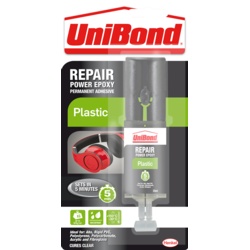 UniBond Repair Plastic Power Epoxy - Syringe 25ml - STX-731980 