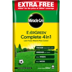Miracle-Gro Evergreen Complete 4 in 1 - 360m2 PLUS 10% Free - STX-759035 