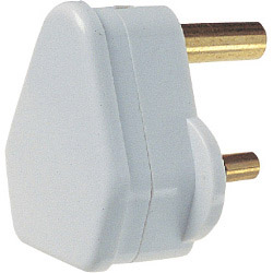 Dencon 5A, 3 Pin Plug to BS546, White - Bubble Packed - STX-767759 