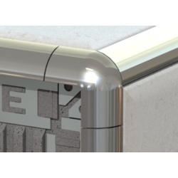 Tile Rite Metal Tile Edging Corner Silver - 8mm - STX-787906 