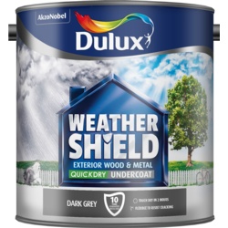 Dulux Weathershield Quick Dry Undercoat 2.5L - Dark Grey - STX-791730 