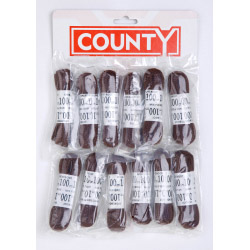 County Boot Laces Brown - Card 12 - STX-799281 