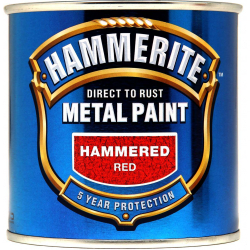 Hammerite Metal Paint Hammered 250ml - Red - STX-831220 