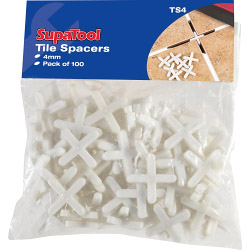 SupaTool Tile Spacers - 4mm - STX-832131 