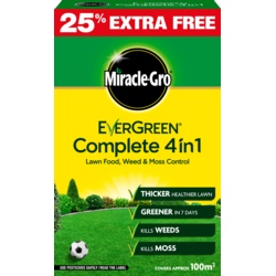 Miracle-Gro Evergreen Complete 4 in 1 - 80m2 Plus 25% Free - STX-839710 