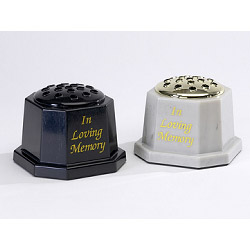 Oasis In Loving Memory Plastic Marble Effect - 17 x 17 x 15cm - STX-844798 