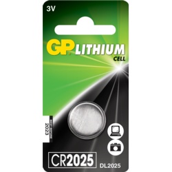GP Lithium Button Cell Battery - CR2025 Single - STX-856960 