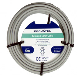 Commtel Twin and Earth Cable 5m 1.5mm - STX-880182 