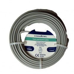 Commtel Twin and Earth Cable 10m 1.5mm - STX-880199 