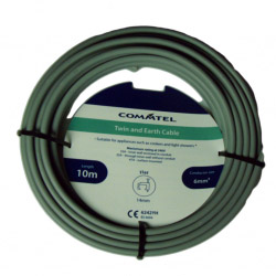 Commtel Twin and Earth Cable 10m 6mm - STX-880232 