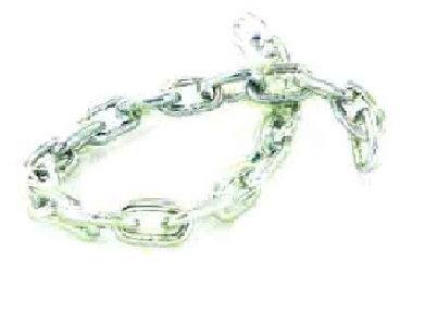 Padlock chain clear PVC sleeve 6 x 1500mm - B1253