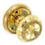 Georgian mortice knob pack. Contents 1 set mortice knobs 1x75mm mortice latch. 1 pair 75mm Brass plated hinges - DP0009