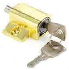 Window/patio door lock silver - S1052