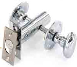 Thumbturn security bolt & release brass 60mm - S1067