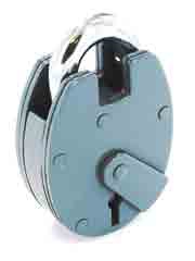5 lever close shackle padlock double plate 63mm - S1102