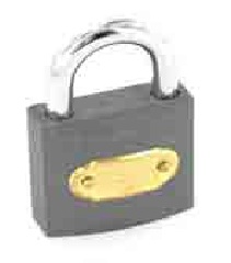 Tricircle iron padlock brass cylinder 32mm - S1120