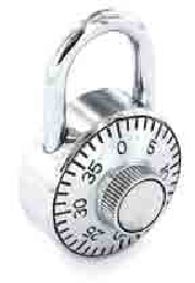 Combination padlock with dial 40mm - S1193