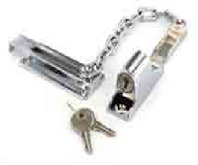 Locking door chain EB 110mm - S1632