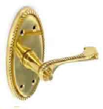 Georgian latch oval plate 125mm - S2116