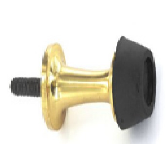 Brass projection stop concealed 63mm - S2574