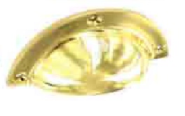 Brass drawer pull 90mm - S2662