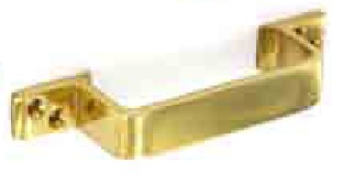 Brass pull handle 125mm - S2667 - DISCONTINUED 