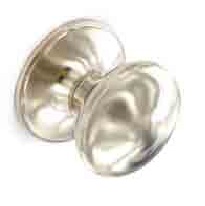 Brushed Nickel centre knob 75mm - S2744