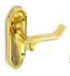 Henley Brass latch handles 110mm - S2803