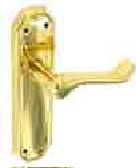 Kempton Brass latch handles 170mm - S2811