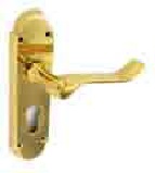 Richmond Brass Euro lock handles 48mm c/c 170mm - S2824
