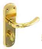 Rosa Brass bathroom handles 187mm - S2827