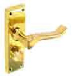 Scroll Brass privacy handles 120mm - S2843